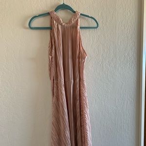 Assymetrical brush long dress size S